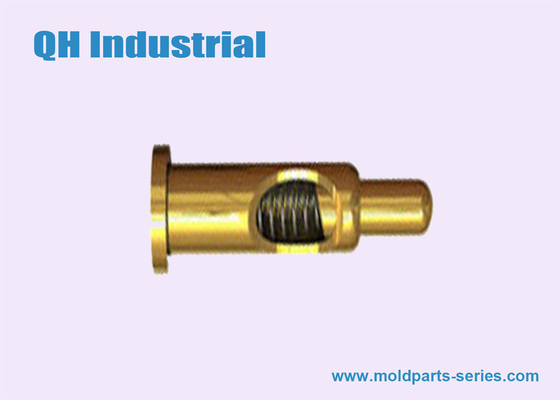 China SLC 1A 2A 12V 1mm 2mm 3mm 4mm Single Head Double Head Pogo Pin,Electrical Plug Brass Pin supplier