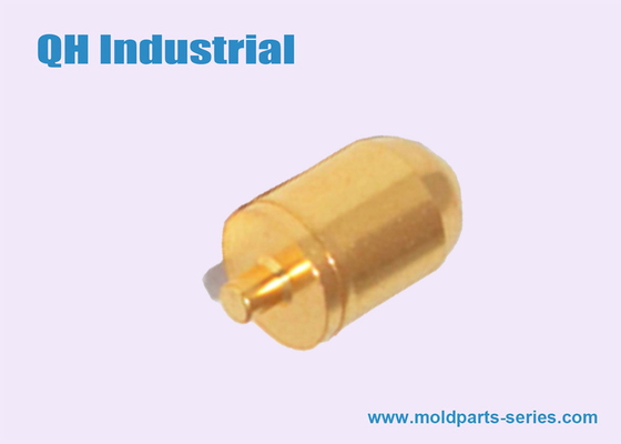 China China OEM ODM Double Ended Single Head 3uin 7uin 8uin Gold Plated Pogo Pin Plastic Connector supplier