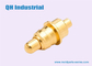 Spring Load Pin, Pogo Pin, Customized Brass Vertical Type SMA SMT Gold Plating Pogo Pin Connector Supplier supplier
