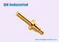 QH Industrial OEM ODM SMT 100% Quality Ensurance 2uin 3uin 4uin Gold Plated Spring Load Pogo Pin SMT SMD Solder Pin supplier