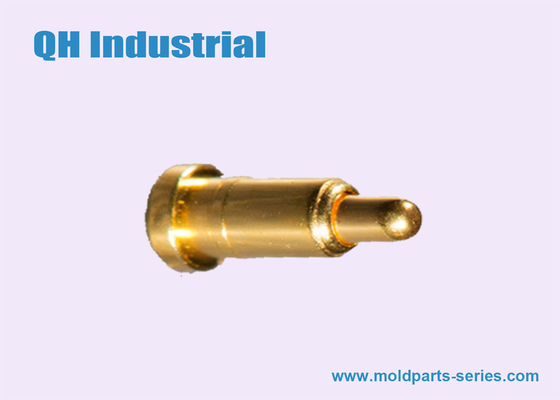 China Gold Plated for 1A 2A 3A 4A 5A Current Rate Through Hole Mounted 1mm 2mm 4mm 7mm 12mm Spring Loaded Connector Pogo Pin supplier
