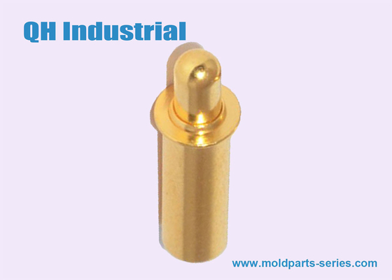 China 1A 2A 3A 4A 5A 12V High Current Rate 1mm 2mm 3mm 4mm Gold Plated Spring Loaded Pin,Spring Battery Contact supplier