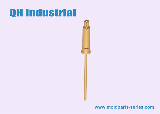 China China Supplier Factory Price Copper Brass C3604 Spring Contact 2uin 5uin 10uin Gold Plating Pogo Pin supplier