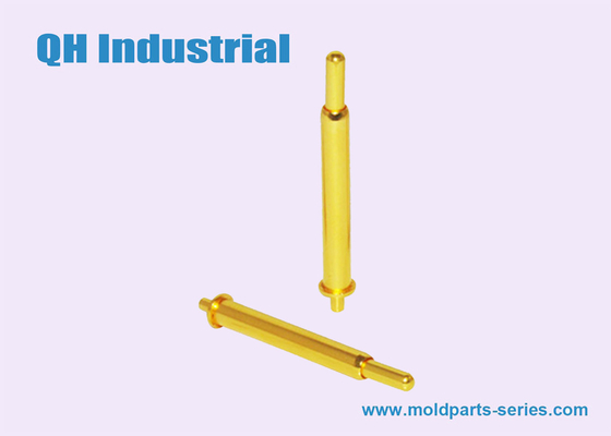 China Pogo Pin,QH Industrial 2Pin 3Pin 4Pin to 12 Pin Flat Type Single Head Double Head Spring Load Pogo Pin supplier