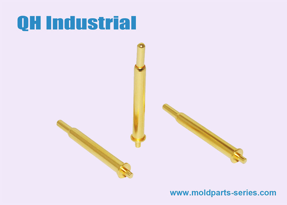 China Factory Hot Sale High Precision Custom Brass DIP Pogo Pin With Gold Plating For PCB supplier