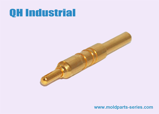 China China Factory ODM OEM Low MOQ Brass Copper C3604 Gold Plated 2uin 4uin 6uin Cellphone Electric Spring Load Pogo Pin supplier