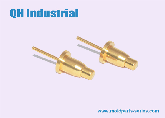 China QH Industrial OEM ODM SMT Most Stable Gold-Plated 10uin 12uin Pogo Pin Connector in Mobile Antenna supplier