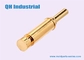 Pogo Pin,Spring-loaded Pin, Brass Gold Plating Spring Load Pin, 10 U'' Gold Plating High-current Rate Pogo Pin Supplier supplier