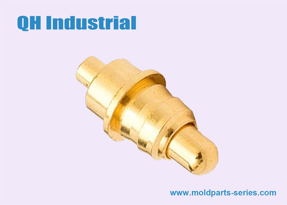 Mini Usb SMT SMD Gold Plated Forged Brass Material Made For Spring Compression Pogo Pin supplier