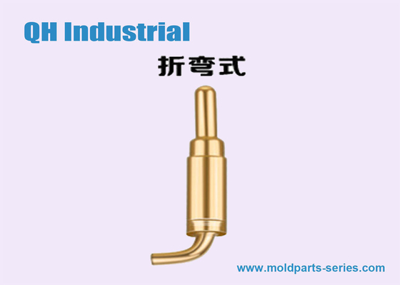 90 Right Angle Double Head Female Male1A 2A 3A 5A Spring Loaded Pin,Bending Pogo Pin Made In China supplier