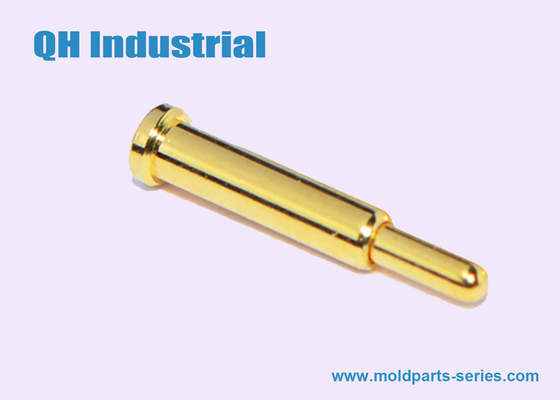 China Supplier Factory Direct Sell 1mm 2mm 3A 4A 10uin 12uin 15uin Gold Plated Through Hole DIP Pogo Pin supplier