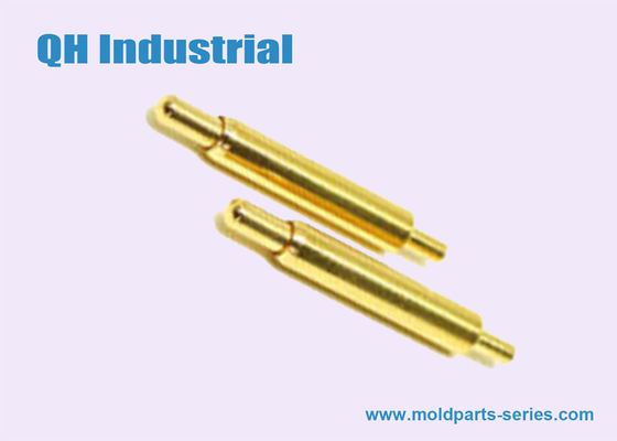 QH Industrial OEM ODM SMT 100% Quality Ensurance 2uin 3uin 4uin Gold Plated Spring Load Pogo Pin SMT SMD Solder Pin supplier