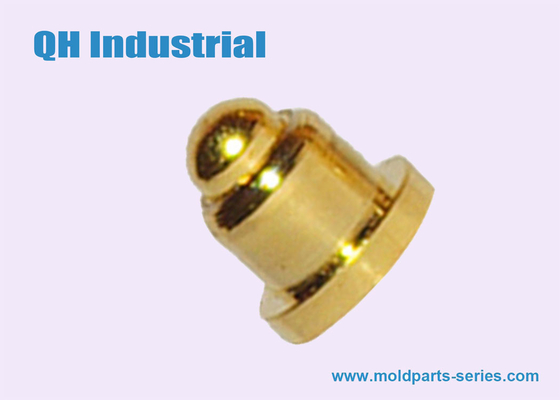 LED Terminal PCB Spring Loaded Contact Pin, 1A 2A 3A 4A 0,25μm 0.51μm Gold Plated Test Pin,Spring Pin supplier