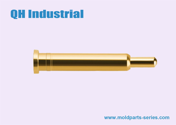 High Current Rate Brass SMT Life Cycle 0.1 Million Cycles Pogo Pin from China Supplier QH Industrial supplier