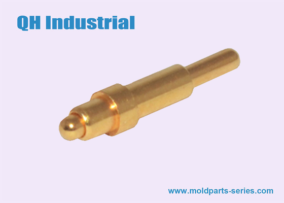 Shenzhen Factory QH Industoial OEM ODM Hot Sale Copper Brass C3604 Gold Plating 3uin 4uin 5uin Spring Loaded Pogo Pin supplier