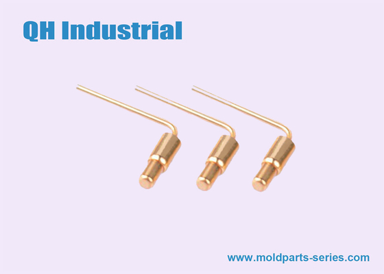 Double-Ended Single Head 90 Degree right Angle Spring Electronic Contact Pin, Less Wire Jumpers supplier